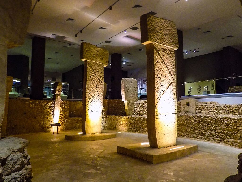 Göbekli Tepe Building D replica inside Şanlıurfa